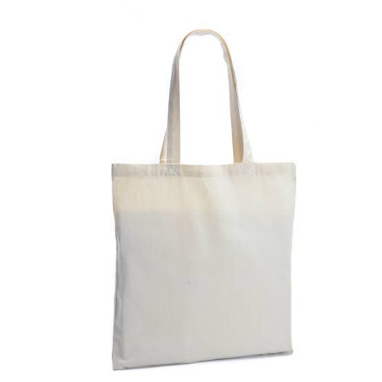 Cotton Tote Bag – Beige | 38 × 40 cm | 140 GSM | Pack of 12